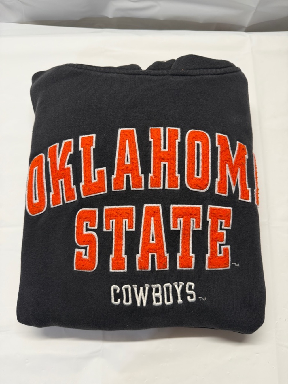 Vintage Oklahoma State Team Edition Apparel Black And Orange Hoodie Size 2XLT
